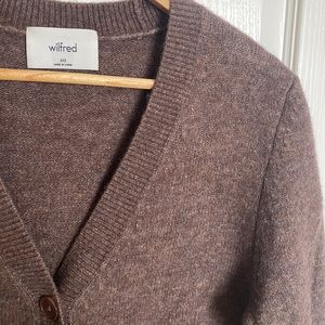 Aritzia Wilfred Shelby Cashmere Cardigan Size 2XS